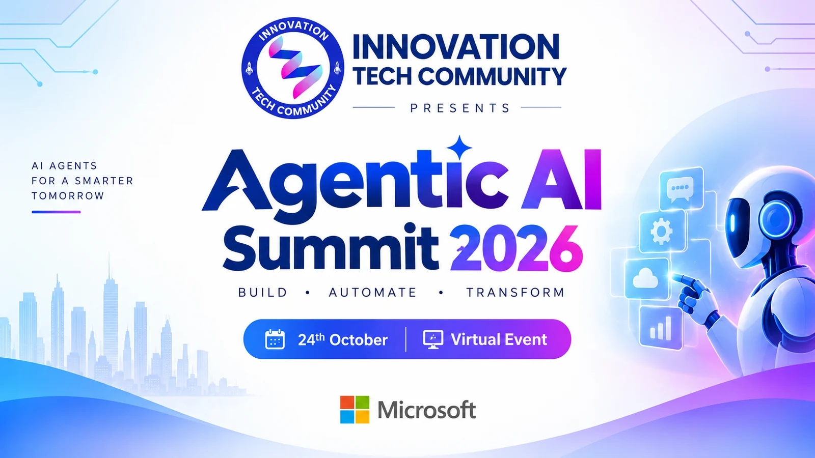 Agentic AI Summit 2026 poster